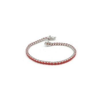 Bracciale tennis in argento con opale Mod. BRTEN.3MM18MIL [06b9cd46]