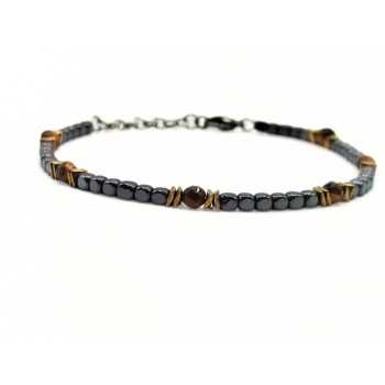 BRACCIALE IN  ACCIAIO CON PIETRE COLORATE MOD. BRU2312 [6a90c458]