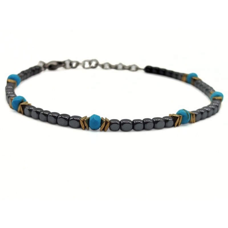 BRACCIALE IN  ACCIAIO CON PIETRE COLORATE MOD. BRU2312 [15f0d0ce]