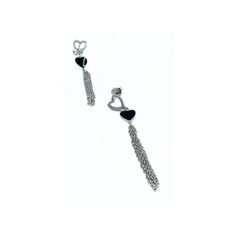 orecchini cuori pendenti in argento mod. E2323 [1fe2b51c]