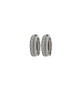 orecchini cerchi bombati in argento con zirconi mod. itaargor1387 [1a3849e9]