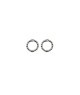 orecchini cerchio pallinato in argento mod. itaargor648 [b0560e10]