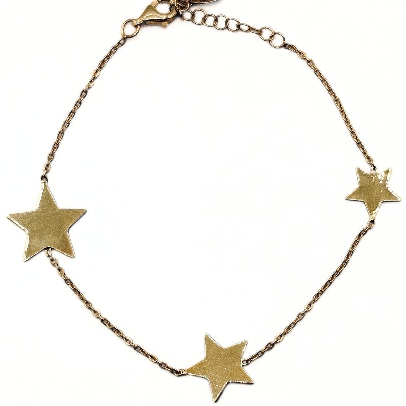 BR. IN ARGENTO 3 STELLE A SCALARE MOD. ITAARGBR047A [55272b44]