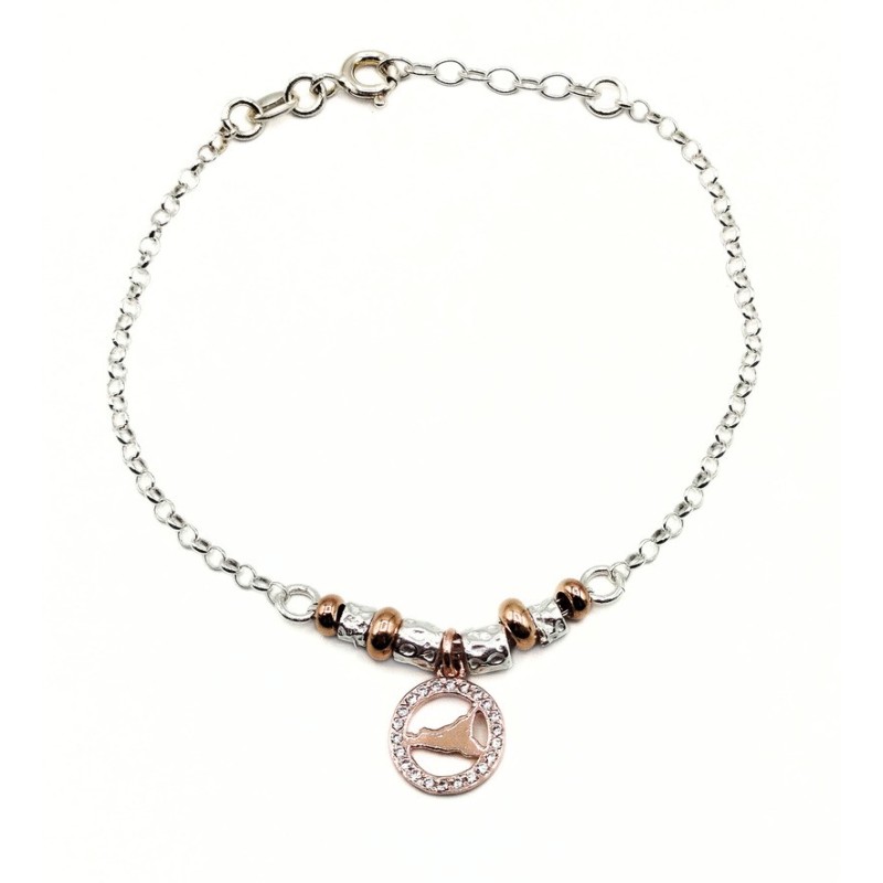 BR. SICILIA CON TONDO E BARILOTTI IN ARGENTO MOD. ITAARGBR66A [49194d89]