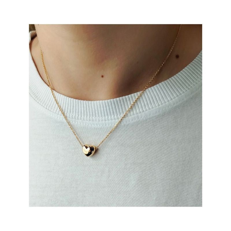 Collana cuore bombato in argento mod. ITAARGCL755 [91dbe0ff]