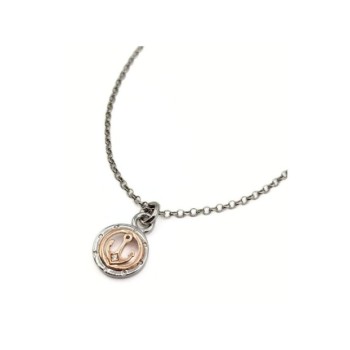 Pendente argento bicolor mod. SSPD044 [cf4bf0eb]