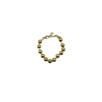 bracciale in acciaio con sfere lucide mod. itabr1068 [40a18aed]