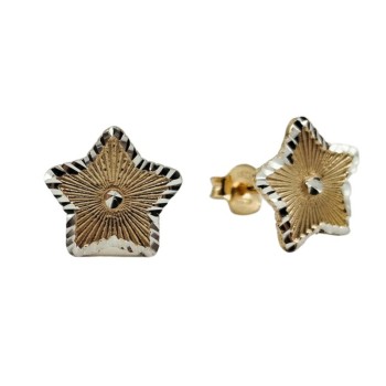 orecchini stella rigata in argento mod.  NCOR710 [a466c32f]