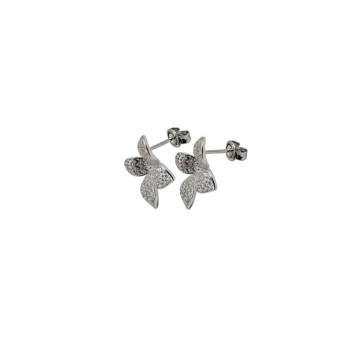 orecchini fiore in argento con zirconi mod. or76473 [8f873cad]
