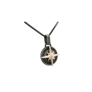 Pendente Rosa dei Venti in acciaio Mod.PDU00385 [2c19d37c]