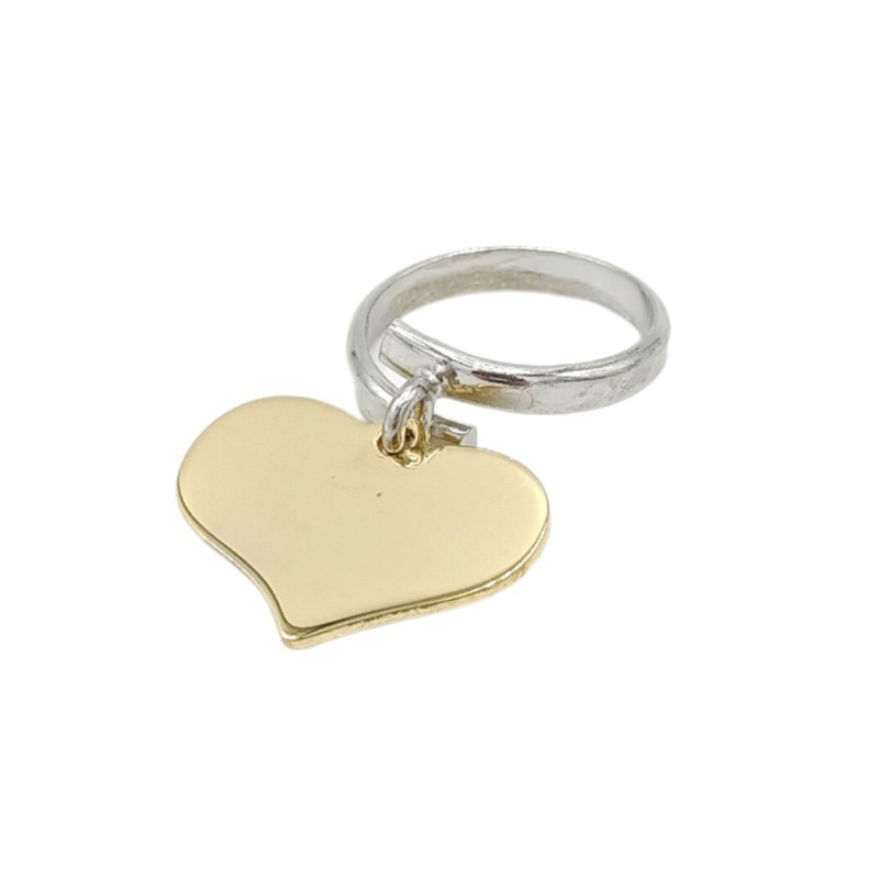 anello con cuore in argento mod. SSAN73 [0966691a]