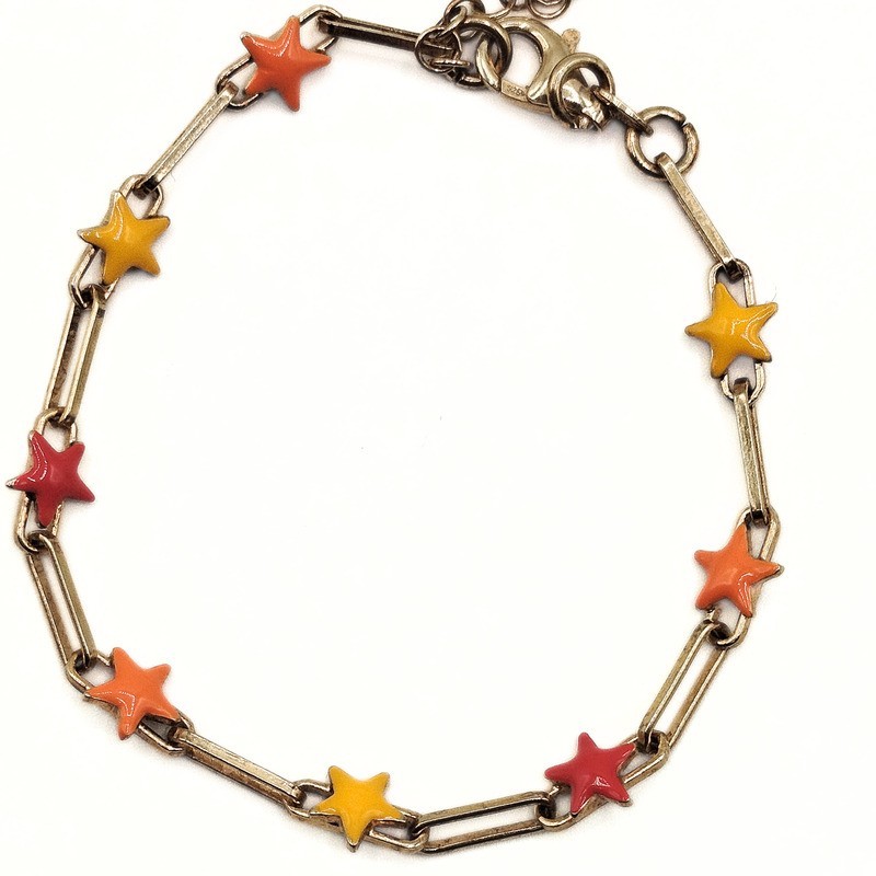 BR. IN ARGENTO E STELLE SMALTATE MOD. SSBR012B [6e39c108]