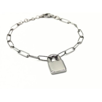 BR. IN ARGENTO CON LUCCHETTO MOD. SSBR084 [5268710d]