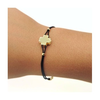 bracciale con croce in argento mod. ssbr089 [69ec085b]