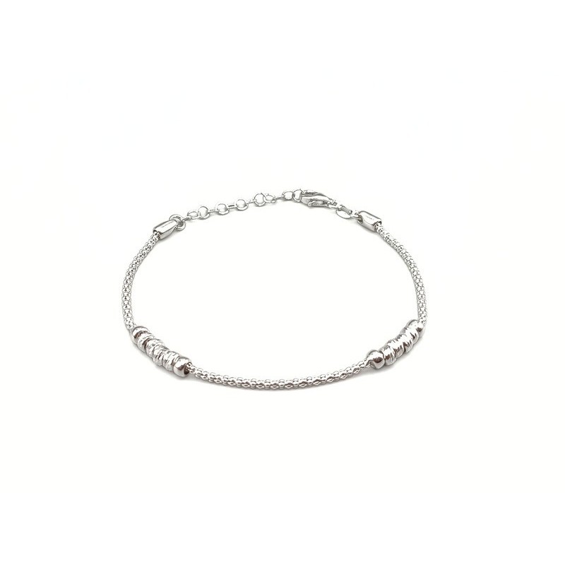 Bracciale con Sfere in argento Mod.SSBR52B [4096ef5a]