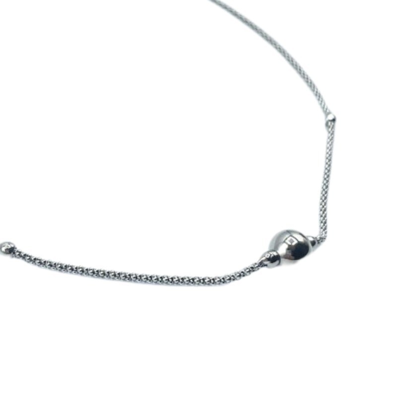 collana pop corn in argento mod. SSCL54 [5a9e28be]