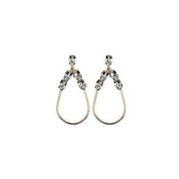 OR. IN ARG.DORATO OVALI E ZIRCONI BIANCHI MOD. ITAARGOR0180 [d6bda056]