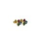 OR.IN ARG.DORATO TRILOGY ZIRCONI MULTICOLOR MOD. ITAARGOR0765 [db35b2d6]