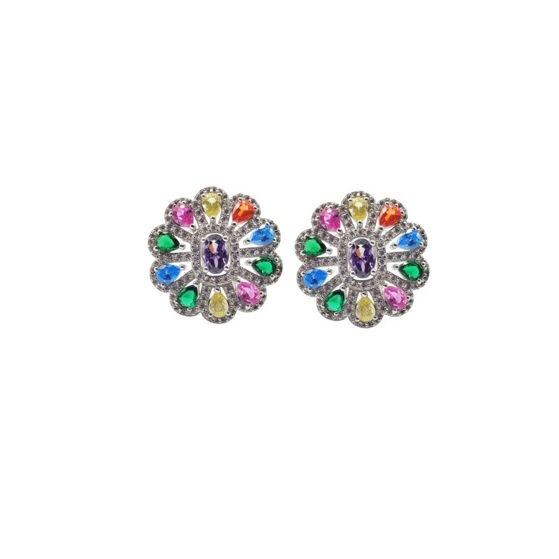 OR. FIORE CON ZIRCONI COLORATI MOD. OR76330 [7a6d45df]