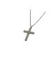 CL. CROCE  IN ARGENTO E MOISSANITE  0,24 KT MOD. 78198 [54bf3157]