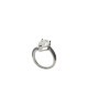 AN. SOLITARIO GOCCIA ARGENTO E MOISSANITE 4,00 KT MOD. 78335 [13bcb99e]