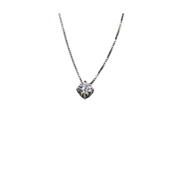 CL. PUNTO LUCE IN ARGENTO E MOISSANITE 0,50 KT MOD. 78910 [b962b4ec]