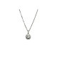 CL. PUNTO LUCE TONDO IN ARGENTO E MOISSANITE 1,00 KT MOD. 78922 [d989728f]
