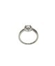 AN. SOLITARIO CUORE IN ARGENTO E MOISSANITE 0,5 KT MOD. 79005 [62cf9939]