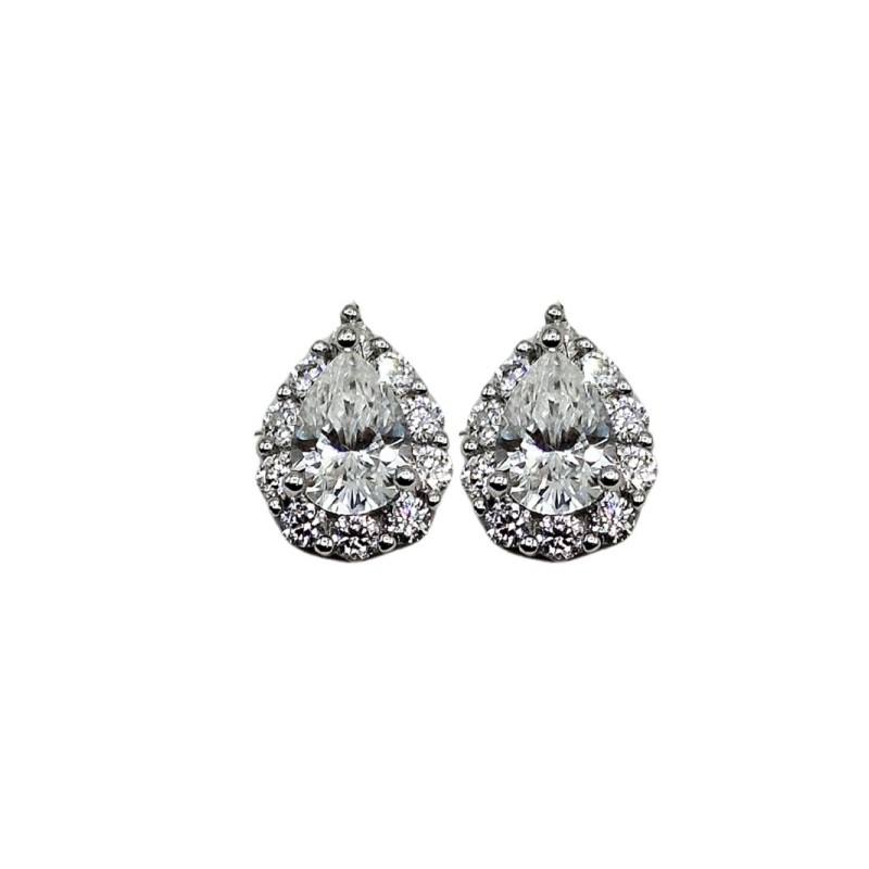 OR.GOCCIA IN ARGENTO E MOISSANITE 2,1  KT MOD. 79509 [4cb9f145]