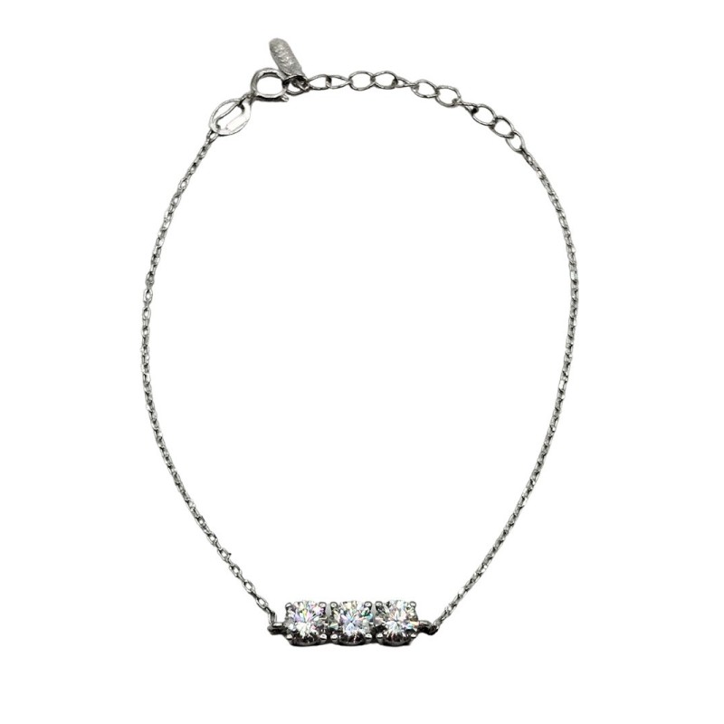 BR.IN ARGENTO E MOISSANITE TRILOGY 1,5 KT MOD. 79521 [adf52ef7]