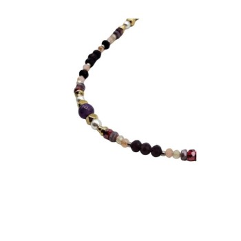 Collana in acciaio 316L con Swarovsky multi color Mod.CLD00033 [d0103a7d]