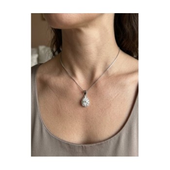CL. PUNTO LUCE  GOCCIA IN ARGENTO E MOISSANITE 1,06 KT MOD. 79510 [2f804481]
