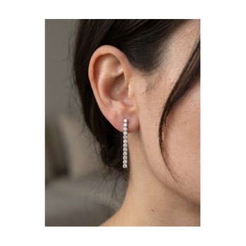 OR. TENNIS  IN ARGENTO E MOISSANITE  0,85  KT MOD. 79184 [08e3129d]