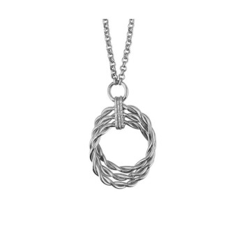 Collana a cerchi torchon intrecciati MOD. XGR687 [ad99994b]