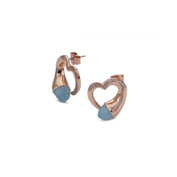 ORECCHINI METALLO CON CRISTALLI MOD. KOR033RA [8efc436b]