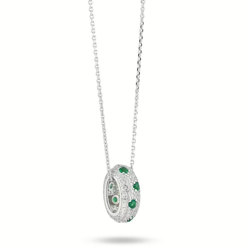 COLLANA ARGENTO E  ZIRCONI MOD. GR901V [2e66f7e0]