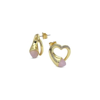 ORECCHINI METALLO CON CRISTALLI MOD. KOR033DR [08885b43]