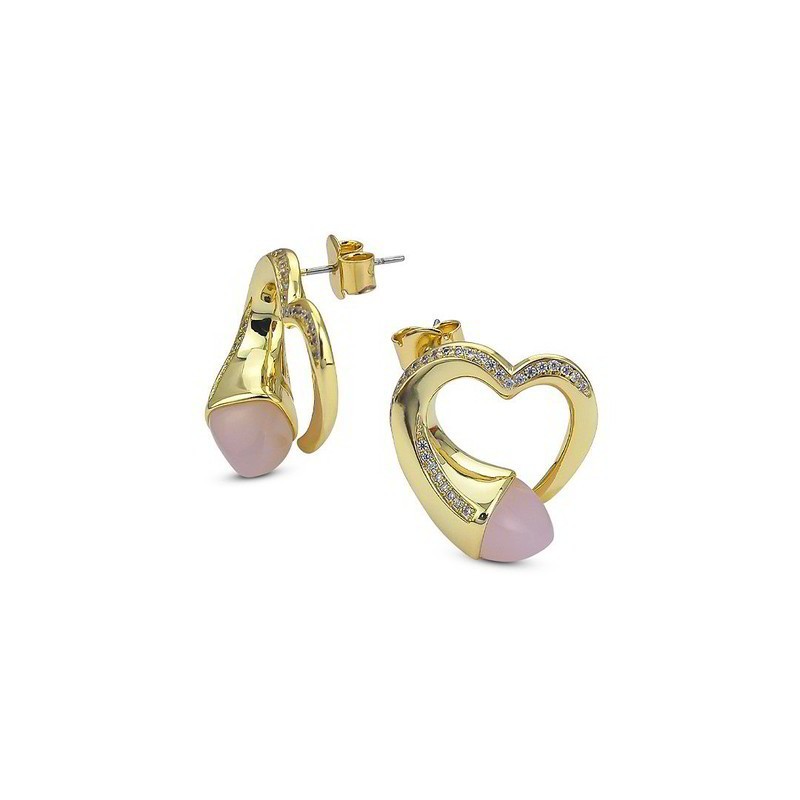 ORECCHINI METALLO CON CRISTALLI MOD. KOR033DR [08885b43]