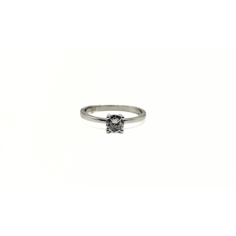 AN.SOLITARIO  IN ARG E ZIRCONE MOD. 20723 [268489ff]