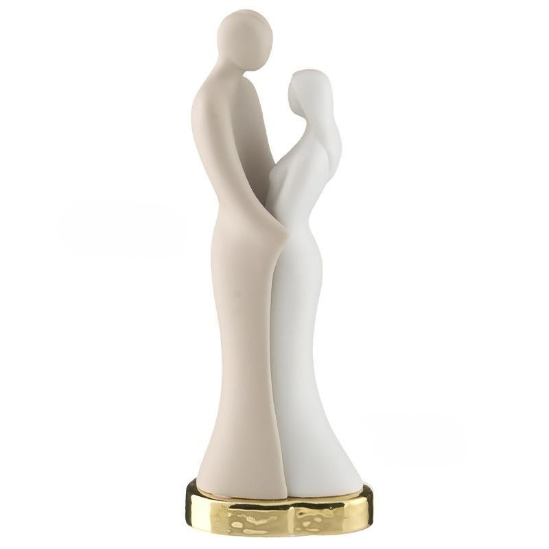 COPPIA INNAMORATI H22 BASE ORO MOD. R18350/2ORO [80bd9382]