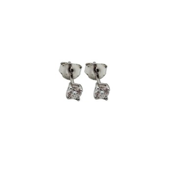 Orecchini p.luce 4 griff  in argento 925 e moissanite mod. 77778 [6a600149]