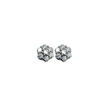 OR.FIORE IN ARGENTO E MOISSANITE 1,40 KT MOD. 78191 [32516f55]