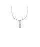 COLLANA CON 6 PIETRE CENTRALE IN ARG. E MOISSANITE  0,70 KT MOD. 78196 [a7166450]