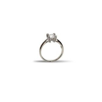 ANELLO SOLITARIO IN ARG. E MOISSANITE 1,13 KT MOD. 78206 [c44dc22a]