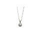 COLLANA IN ARGENTO E MOISSANITE PENDENTE TONDO 1,00KT MOD. 78211 [af619277]