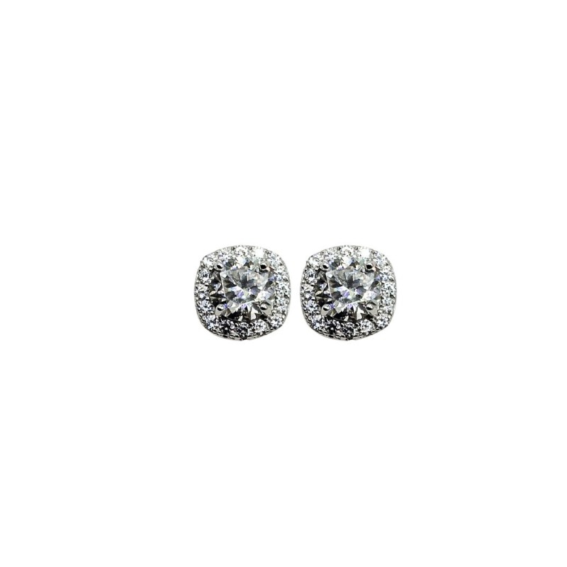 OR.QUADRATO CON PAVE' IN ARG. E MOISSANITE 2,00KT mod. 78215 [b3d3f070]