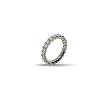 ANELLO VERETTA A GIRO IN ARG. E MOISSANITE 2,00KT MOD. 78221 [207c71e7]
