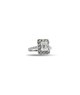 ANELLO TAGLIO SMERALDO IN ARG. E MOISSANITE 2,00KT MOD. 78835 [c67f793c]