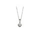 COLLANA PUNTO LUCE 4 GRIFFE IN ARGENTO E MOISSANITE 2,00 KT MOD. 78925 [4cce798a]