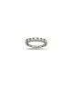 ANELLO VERETTA 7 PIETRE IN ARG. E MOISSANITE 0,70KT MOD. 79008 [6a2c8911]